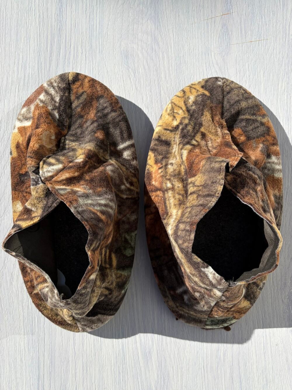 Cabelas ScentLok Camo Quiet Stalk Boot Covers Mens Large Fleece Sole NWOT